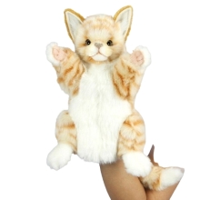 Kézi játékok Vörös macska báb 30cm.L, Hansa (71826)